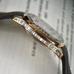 Patek Philippe Aquanaut 5167R Replica Watch Gold Wrapped Moissanite 40mm - Image 8