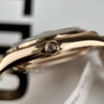 Rolex Day-Date Best Replica Watch Gold Wrapped + Diamonds Moissanite Baguette 36mm - Image 8