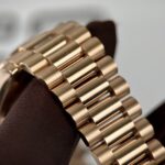 Rolex Day-Date Best Replica Watch Gold Wrapped + Diamonds Moissanite Baguette 36mm - Image 11