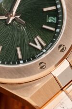 Chopard Alpine Eagle Rose Gold Replica Watch Dial Green GH Factory 41mm - Image 5