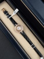 Chopard Happy 203857 Knock Off Watches Full Moissanite Diamonds + 18K Gold Wrapped Custom 36mm - Image 2