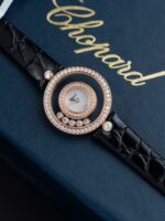 Chopard Happy 203857 Knock Off Watches Full Moissanite Diamonds + 18K Gold Wrapped Custom 36mm - Image 4
