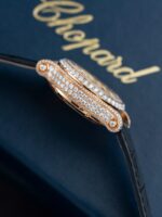 Chopard Happy 274891 Imitation Watches Synthetic Diamonds + 18K Gold Wrapped 36mm - Image 8