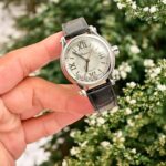 Chopard Happy Sport Imitation Watches Women White Dial Leather Strap 36mm - Image 3