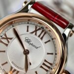 Chopard Happy Sport Replica Watch Red Leather Strap 36mm - Image 4