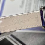 Chopard Happy Sport Replica 1:1 Watch Blue Dial Leather Strap 36mm - Image 9