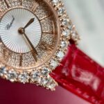 Chopard L-Heure Best Replica Watch 18K Gold Wrapped + Diamonds Moissanite Custom 36mm - Image 6