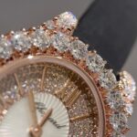 Chopard Gold Wrapped Replica Women-s Watch Moissanite Diamonds 34mm - Image 7