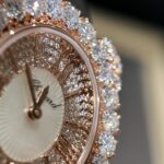 Chopard Gold Wrapped Replica Women-s Watch Moissanite Diamonds 34mm - Image 6