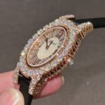 Chopard Gold Wrapped Replica Women-s Watch Moissanite Diamonds 34mm - Image 4