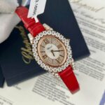 Chopard Women Copies Watches Gold Wrapped And Moissanite Diamonds Custom 34mm - Image 2