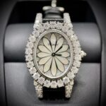 Chopard Mother Of Pearl Dial Replica 1:1 Watch Full Diamond Moissanite 34mm - Image 3
