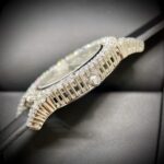 Chopard Mother Of Pearl Dial Replica 1:1 Watch Full Diamond Moissanite 34mm - Image 7