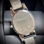 Chopard Mother Of Pearl Dial Replica 1:1 Watch Full Diamond Moissanite 34mm - Image 8