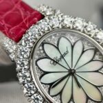 Chopard Women-s Replica Watch Red Full Moissanite Diamond 34mm - Image 4