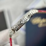 Chopard Women-s Replica Watch Red Full Moissanite Diamond 34mm - Image 7