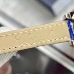 Chopard Women-s Replica Watch Full Diamond Moissanite Blue 34mm - Image 9