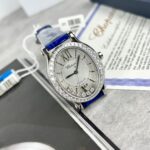 Chopard Women-s Replica Watch With Diamond Moissanite Blue 34mm - Image 3