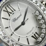 Chopard Women-s Replica Watch With Diamond Moissanite Blue 34mm - Image 4