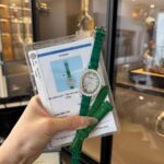 Chopard Women Green Copies Watch Custom Diamonds Moissanite Hong Kong 34mm
