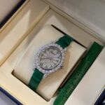 Chopard Women Green Copies Watch Custom Diamonds Moissanite Hong Kong 34mm - Image 2