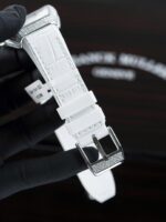 Frack Muller V32 White Replica Watches Moissanite Diamonds Custom 36mm - Image 8