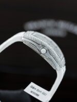 Frack Muller V32 White Replica Watches Moissanite Diamonds Custom 36mm - Image 5