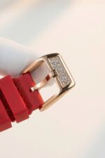 Franck Muller Replica Watch Vanguard V32 Skeleton Red Flower Dial 36mm - Image 16