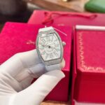 Franck Muller V32 Replica Watch Custom Diamonds Moissanite Hong Kong 36mm - Image 4