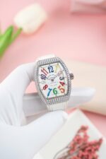Franck Muller V32 Custom Diamonds Moissanite Best Replica Watch 36mm - Image 3