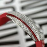 Franck Muller V32 Replica Watch Red Dial Rubber Strap ABF Factory 36mm - Image 5