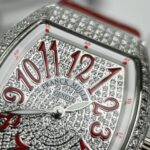 Franck Muller V32 Replica Watch Red Dial Rubber Strap ABF Factory 36mm - Image 3