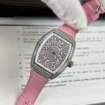 Franck Muller V32 Replica Watch Pink Rubber Strap ABF Factory 36mm - Image 2