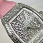 Franck Muller V32 Replica Watch Pink Rubber Strap ABF Factory 36mm - Image 3