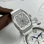 Franck Muller V32 Women-s Replica Watch Full White Diamonds ABF 36mm