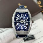 Franck Muller V32 Replica Watch Blue Dial ABF Factory 36mm