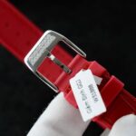 Franck Muller V32 Vanguard Lady Heart Red Replica Watch Diamonds Moissanite Custom 36mm - Image 9