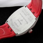 Franck Muller V32 Vanguard Lady Heart Red Replica Watch Diamonds Moissanite Custom 36mm - Image 8