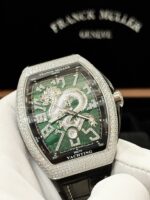Franck Muller Replica Watches Vanguard Dragon V45 Green ABF Factory 45mm - Image 2