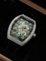 Franck Muller Replica Watches Vanguard Dragon V45 Green ABF Factory 45mm