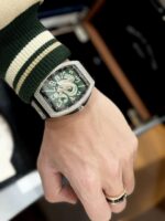 Franck Muller Replica Watches Vanguard Dragon V45 Green ABF Factory 45mm - Image 6