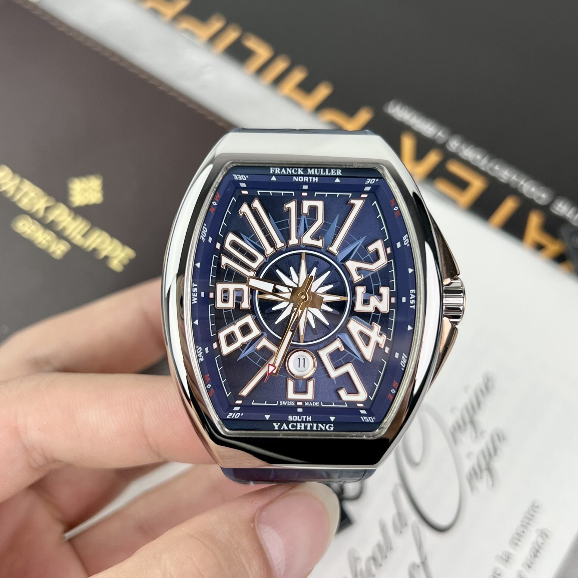 Dong-Ho-Franck-Muller-V45-Mau-Xanh-Duong-Replica-Nha-May-ABF-45mm-2.jpg Franck Muller V45 Blue Replica Watch ABF Factory 45mm - Image 1