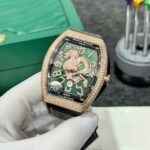 Franck Muller V45 Rose Gold Replica Watch Dragon Dial ABF Factory 45mm - Image 2