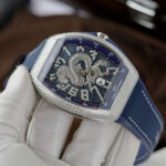 Franck Muller V45 Copies Watches Dragon Dial Blue ABF Factory 45mm - Image 3
