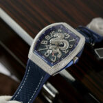 Franck Muller V45 Copies Watches Dragon Dial Blue ABF Factory 45mm - Image 2