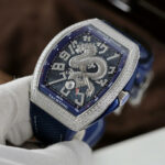 Franck Muller V45 Copies Watches Dragon Dial Blue ABF Factory 45mm - Image 4