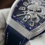 Franck Muller V45 Copies Watches Dragon Dial Blue ABF Factory 45mm - Image 7