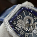 Franck Muller V45 Copies Watches Dragon Dial Blue ABF Factory 45mm - Image 5