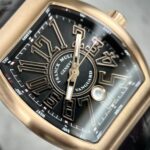 Franck Muller V45 Rose Gold Replica Watch Black Dial AB Factory 45mm - Image 4