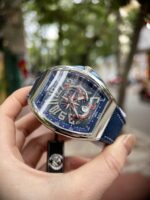 Franck Muller Replica Watches Vanguard V45 SC DT Blue Dial 45mm - Image 3